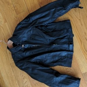 Belstaff leather motorcycle jacket